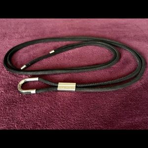 Black Nautica Wrap Belt